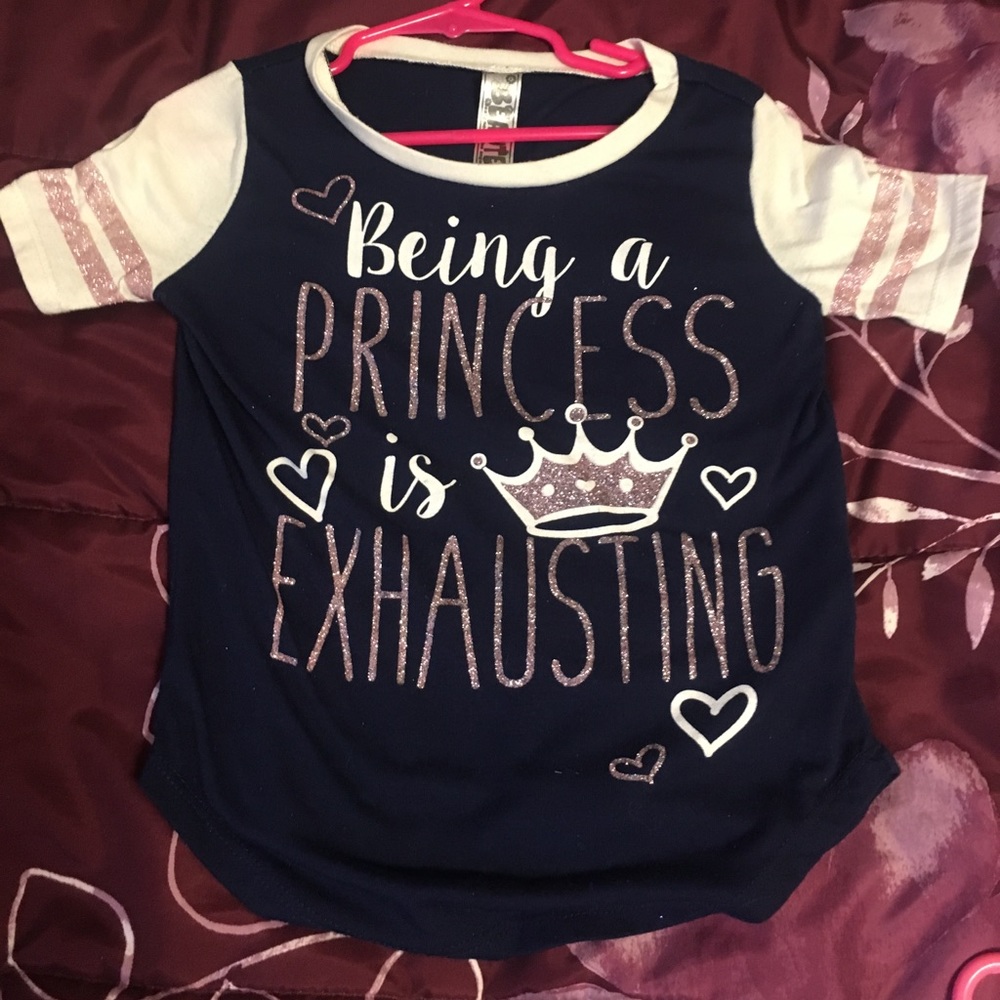 Princess baseball tee